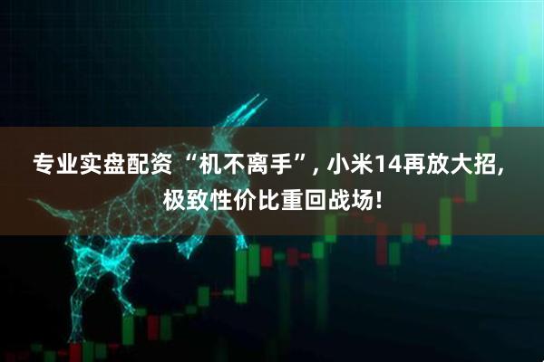 专业实盘配资 “机不离手”, 小米14再放大招, 极致性价比重回战场!